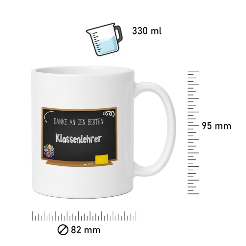 Tasse »Danke an den besten Klassenlehrer!«