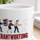 Tasse »Verantwortung wird hier nur weitergeleitet.«