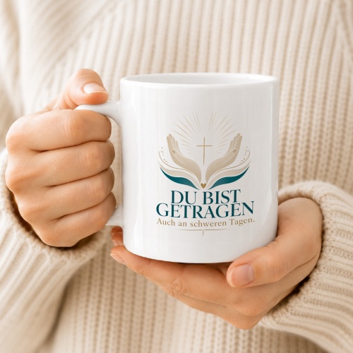 Tasse »Du bist getragen Auch an schweren Tagen.«