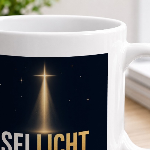 Tasse »Sei Licht Gerade wenn es dunkel ist.«