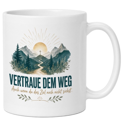Tasse »Vertraue dem Weg«
