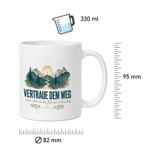 Tasse »Vertraue dem Weg«
