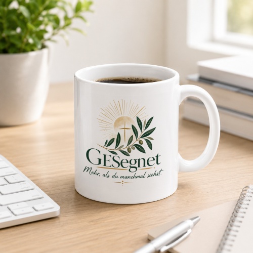 Tasse »Gesegnet Mehr, als du manchmal siehst.«