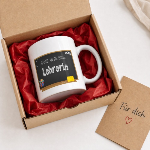 Tasse »Danke an die beste Lehrerin!«