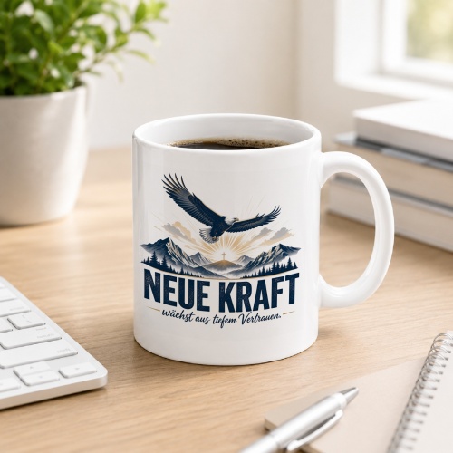 Tasse »Neue Kraft wächst aus tiefem...