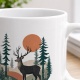 Tasse mit Hirschmotiv