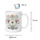 Tasse mit Blumenillustration