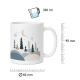 Tasse mit winterlichem Waldmotiv