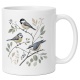 Tasse mit Vogelmotiv