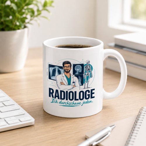 Tasse »Radiologe Ich durchschau jeden.«