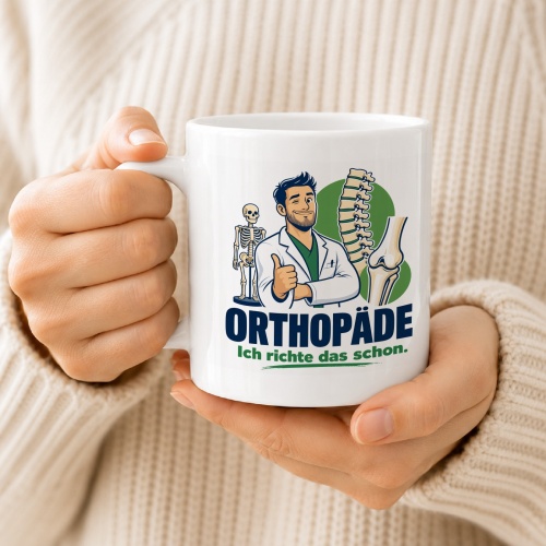 Tasse »Orthopäde Ich richte das schon.«
