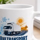 Tasse »Kühltransport Unter Druck. Aber gut gekühlt.«