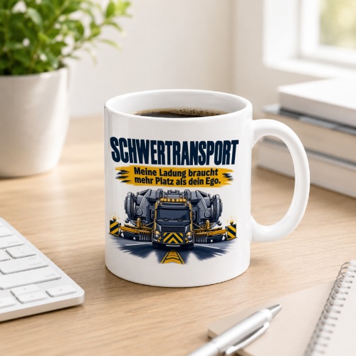 Tasse »Schwertransport«