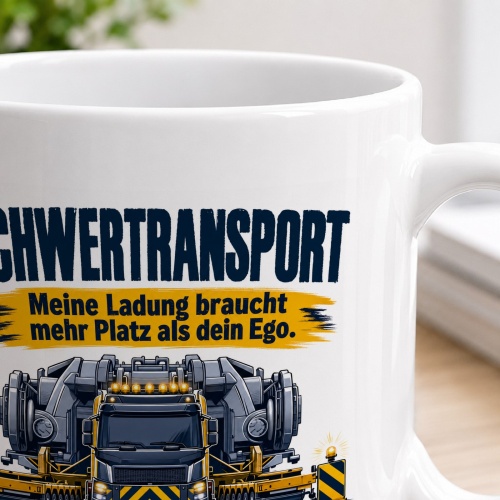 Tasse »Schwertransport«