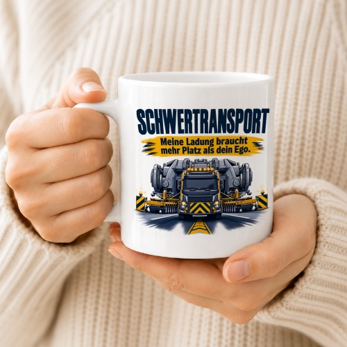 Tasse »Schwertransport«
