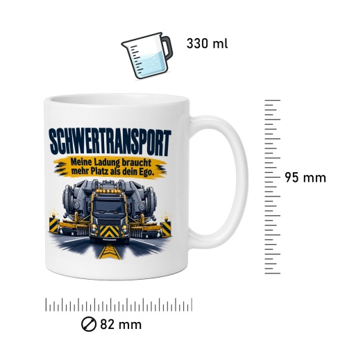 Tasse »Schwertransport«