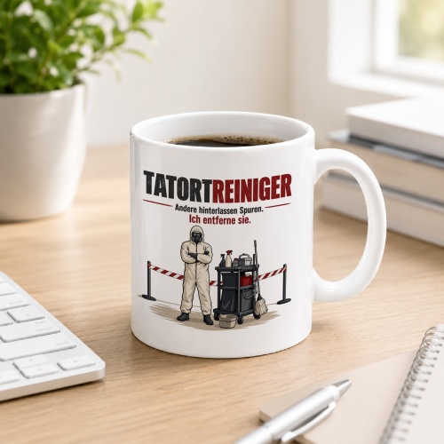 Tasse »Tatortreiniger«