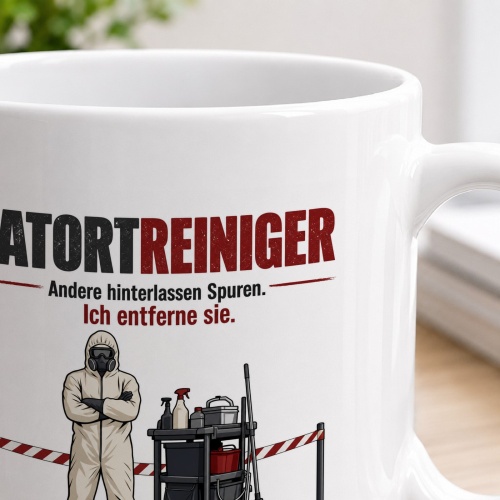 Tasse »Tatortreiniger«