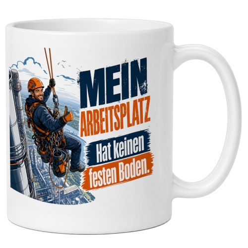 Tasse »Mein Arbeitsplatz hat keinen festen...