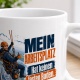 Tasse »Mein Arbeitsplatz hat keinen festen Boden.«