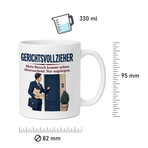 Tasse »Gerichtsvollzieher«