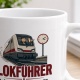 Tasse »Lokführer Ich bin nicht zu spät.«