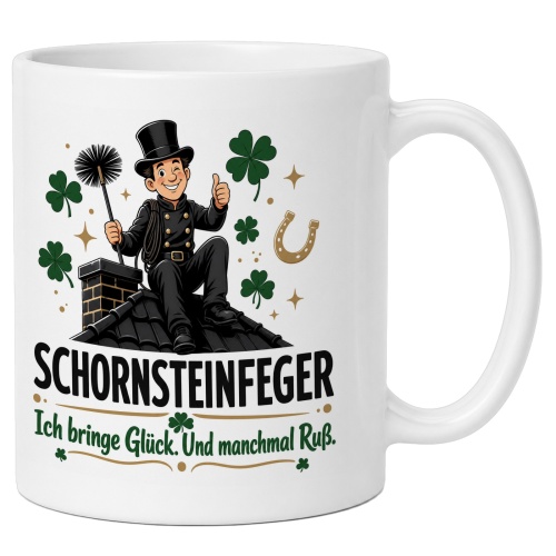 Tasse »Schornsteinfeger Ich bringe Glück. Und...