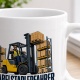 Tasse »Gabelstaplerfahrer Hochstapeln gehört zum Beruf.«