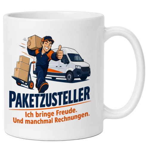 Tasse »Paketzusteller«