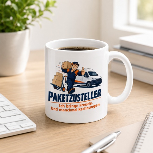 Tasse »Paketzusteller«