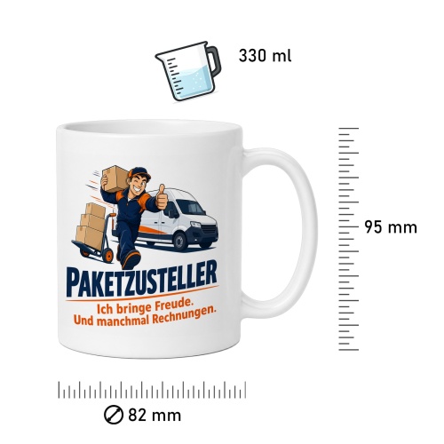 Tasse »Paketzusteller«