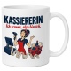 Tasse »Kassiererin Ich scanne, also bin ich.«