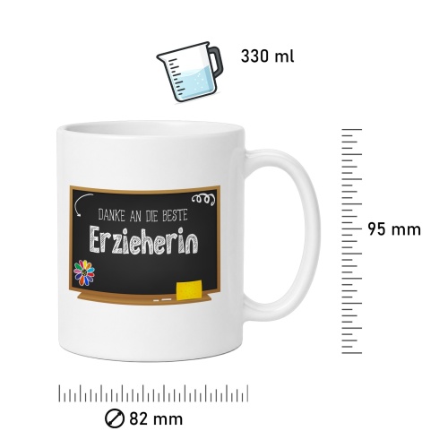 Tasse »Danke an die beste Erzieherin!«