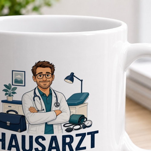 Tasse »Ich behandle alles. Außer schlechte Ausreden.«