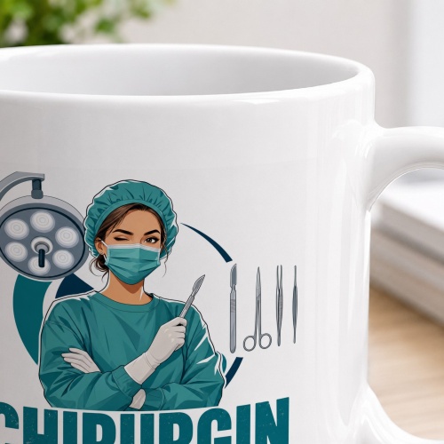 Tasse »Chirurgin Ich schneide beruflich gut ab.«