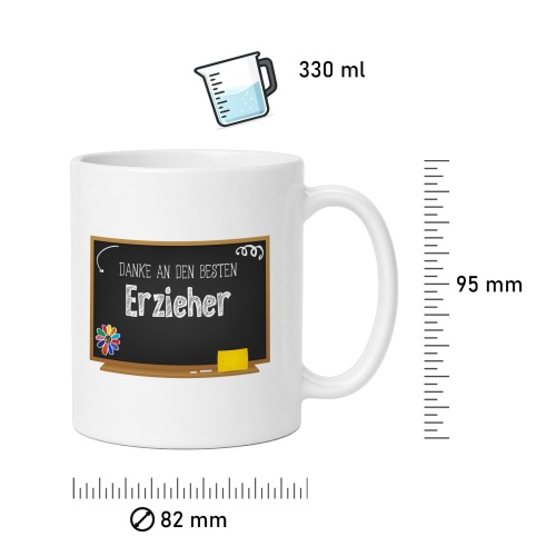 Tasse »Danke an den besten Erzieher!«