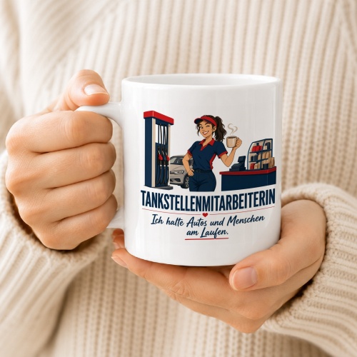 Tasse »Tankstellenmitarbeiterin«