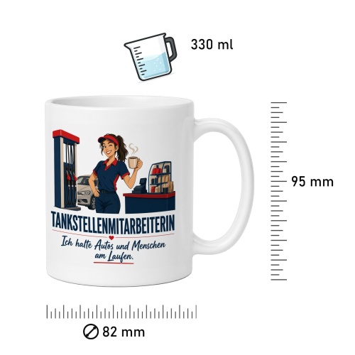 Tasse »Tankstellenmitarbeiterin«