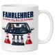 Tasse »Fahrlehrer Ich bleibe ruhig. Mein Sitz hat Pedale.«