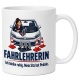 Tasse »Fahrlehrerin Ich bleibe ruhig. Mein Sitz hat Pedale.«