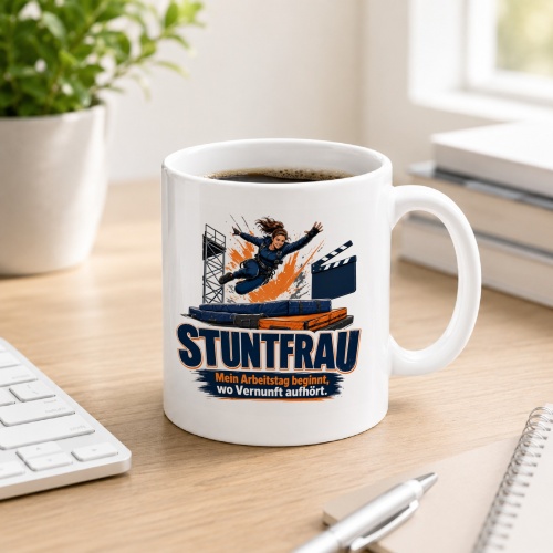 Tasse »Stuntfrau«