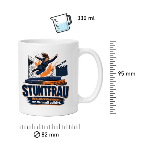 Tasse »Stuntfrau«