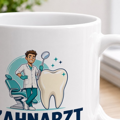 Tasse »Zahnarzt Ich bohre nach. Beruflich.«