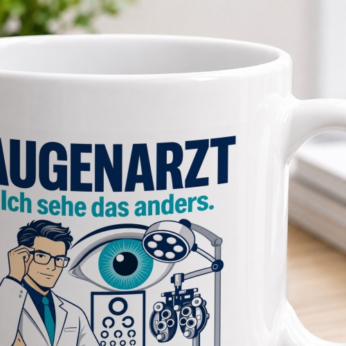 Tasse »Augenarzt Ich sehe das anders.«