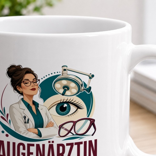 Tasse »Augenärztin Den Durchblick gibt es nur nach Termin.«