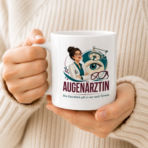 Tasse »Augenärztin Den Durchblick gibt es nur nach Termin.«
