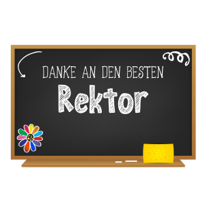 Tasse "Danke an den besten Rektor!"
