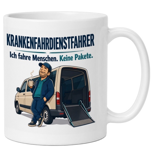 Tasse »Krankenfahrdienstfahrer«