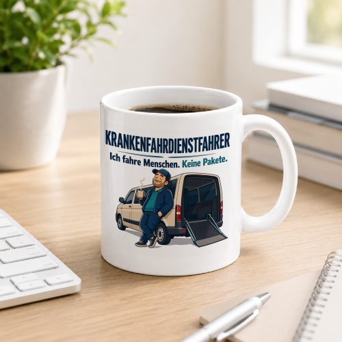 Tasse »Krankenfahrdienstfahrer«