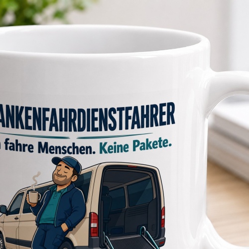 Tasse »Krankenfahrdienstfahrer«